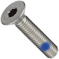 0-80 X 3/16 FLAT SOC CAP SCREW W/NYLON